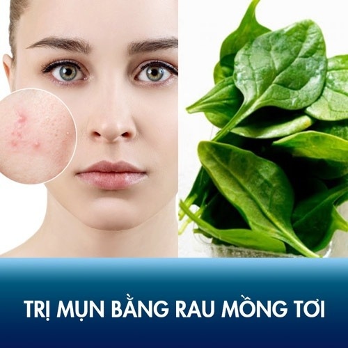 Chị em khéo dùng rau mùng tơi trị mụn, da trắng sáng không tỳ vết