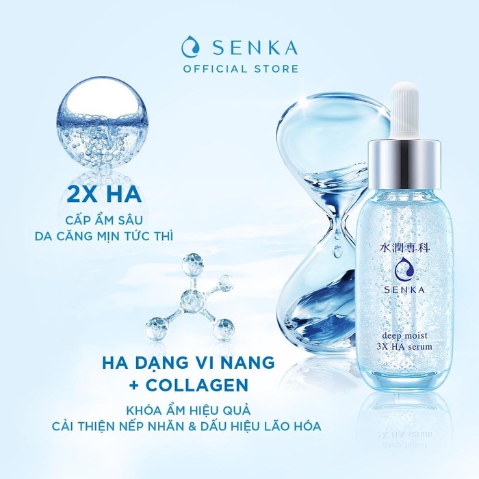 Serum SenKa Deep Moist 3x HA có gì hấp dẫn mà được Hòa Minzy yêu thích đến vậy