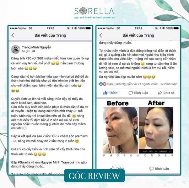 Sorella - Địa chỉ trị mụn và chăm sóc da uy tín được khách hàng trong nước và quốc tế ưa chuộng và tin dùng