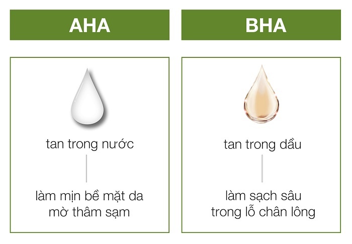 AHA/BHA là gì? Cách dùng AHA/BHA cho người mới bắt đầu